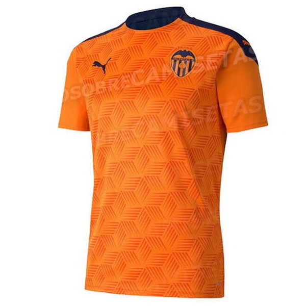 Tailandia Camiseta Valencia Segunda equipación 2020-2021 Naranja